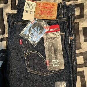 Levi's Blue Relaxed Jeans with Iconic Red Tab